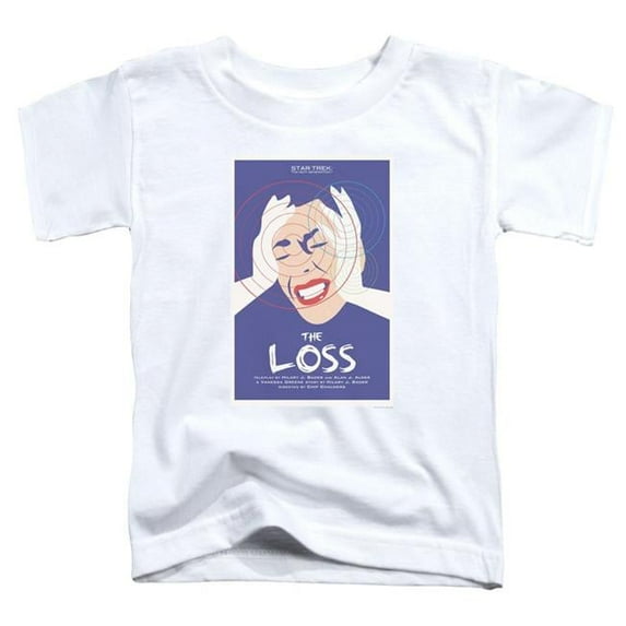 Trevco CBS2100-TT-1 Star Trek & TNG Season 4 Episode 10 Toddler Short Sleeve T-Shirt, White - Small - 2 Toddler