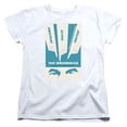 thumbnail image 1 of Trevco CBS2111-WT-3 Star Trek & TNG Season 4 Episode 21 Womens Short Sleeve T-Shirt, White - Large, 1 of 1