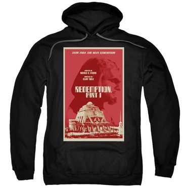 Trevco CBS2116B-AFTH-6 Star Trek & TNG Season 4 Episode 26 Adult Pull-Over Hoodie, Black - 3X
