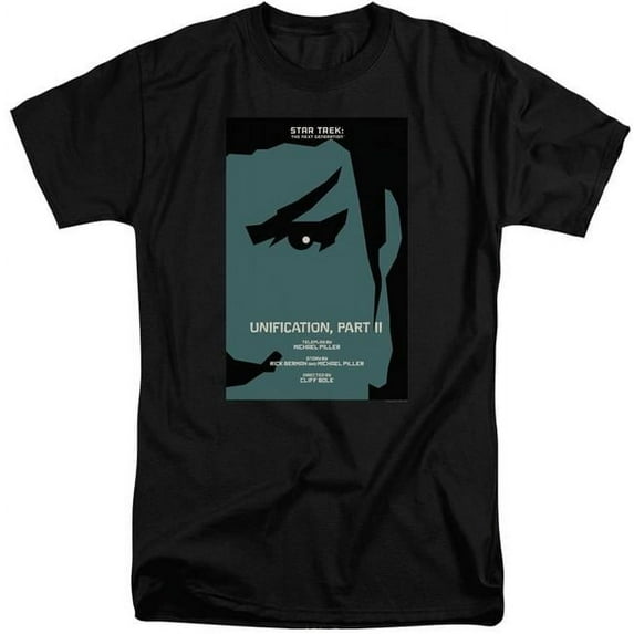 Trevco CBS2124B-ATT-6 Star Trek & Tng Season 5 Episode 8 Short Sleeve Adult Cotton Tall 18-1 T-Shirt, Black - 3X