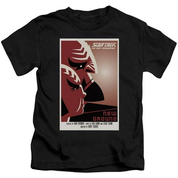 Trevco CBS2126B-KT-3 Star Trek & Tng Season 5 Episode 10 Short Sleeve Juvenile Cotton 18-1 T-Shirt, Black - Large 7