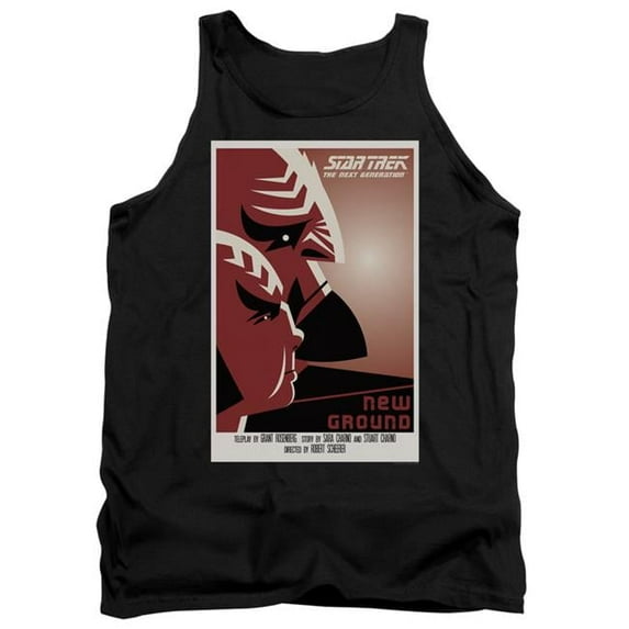 Trevco CBS2126B-TK-4 Star Trek & TNG Season 5 Episode 10 Adult Tank Top, Black - Extra Large