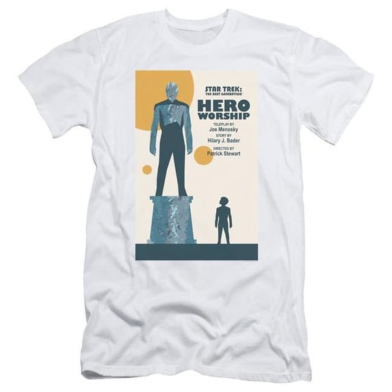 Trevco CBS2127-SF-5 Star Trek & Tng Season 5 Episode 11 Short Sleeve Adult Cotton 30-1 T-Shirt, White - 2X