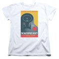thumbnail image 1 of Trevco CBS2129-WT-3 Star Trek & Tng Season 5 Episode 13 Short Sleeve Cotton Women T-Shirt, White - Large, 1 of 1