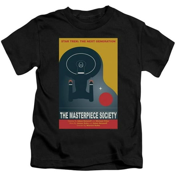 Trevco CBS2129B-KT-3 Star Trek & Tng Season 5 Episode 13 Short Sleeve Juvenile Cotton 18-1 T-Shirt, Black - Large 7