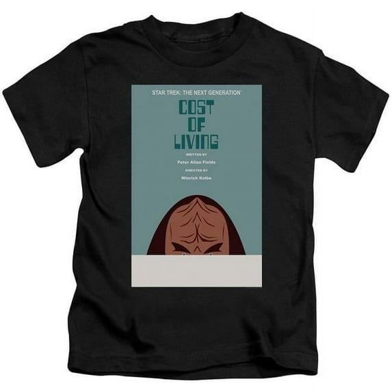 Trevco CBS2136B-KT-3 Star Trek & Tng Season 5 Episode 20 Short Sleeve Juvenile Cotton 18-1 T-Shirt, Black - Large 7