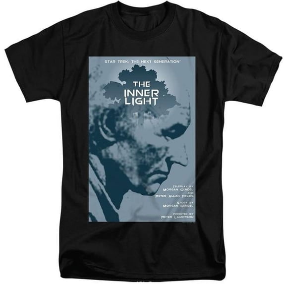 Trevco CBS2141B-ATT-5 Star Trek & Tng Season 5 Episode 25 Short Sleeve Adult Cotton Tall 18-1 T-Shirt, Black - 2X