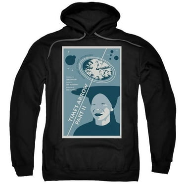 Trevco CBS2143B-AFTH-7 Star Trek & TNG Season 6 Episode 1 Adult Pull-Over Hoodie, Black - 4X