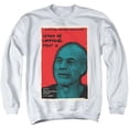 thumbnail image 1 of Trevco CBS2152-AS-3 Star Trek & Tng Season 6 Episode 11 Adult Cotton & Polyster Crewneck Sweatshirt, White - Large, 1 of 1