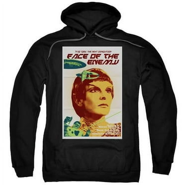 Trevco CBS2155B-AFTH-6 Star Trek & TNG Season 6 Episode 14 Adult Pull-Over Hoodie, Black - 3X