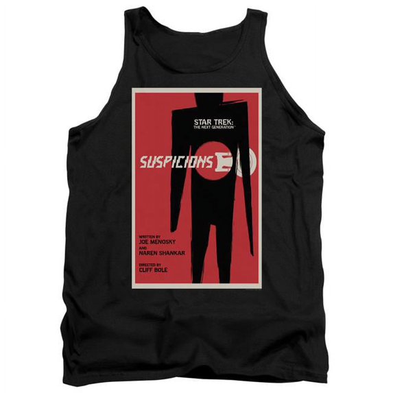 Trevco CBS2163B-TK-4 Star Trek & Tng Season 6 Episode 22 Adult Cotton Tank Top, Black - Extra Large