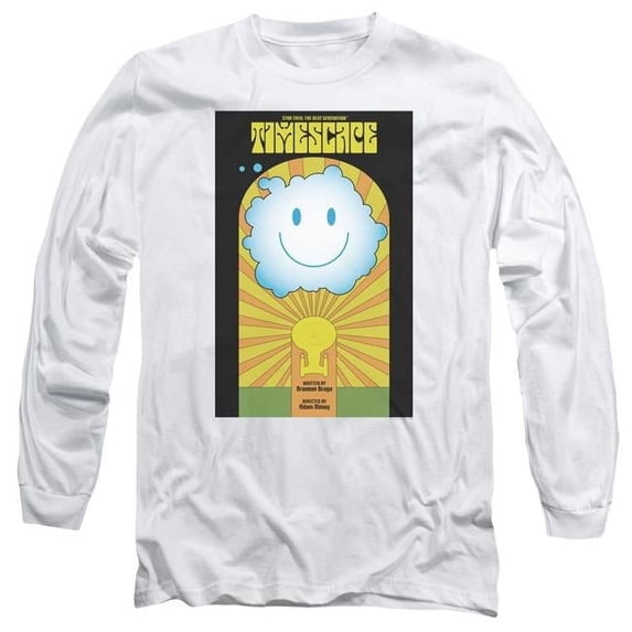 Trevco CBS2166-AL-5 Star Trek & Tng Season 6 Episode 25 Long Sleeve Adult Cotton 18-1 T-Shirt, White - 2X