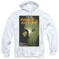 thumbnail image 1 of Trevco CBS2176-AFTH-2 Star Trek & Tng Season 7 Episode 9 Adult Cotton & Polyster Pull-Over Hoodie, White - Medium, 1 of 1