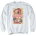 thumbnail image 1 of Trevco CBS2190-AS-4 Star Trek & TNG Season 7 Episode 23 Adult Crewneck Sweatshirt, White - Extra Large, 1 of 1
