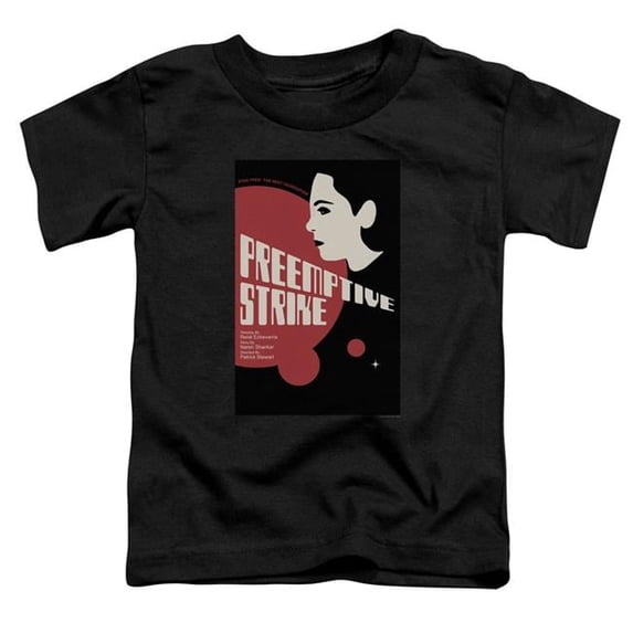 Trevco CBS2191B-TT-2 Star Trek & Tng Season 7 Episode 24 Short Sleeve Toddler Cotton T-Shirt, Black - Medium - 3 Toddler