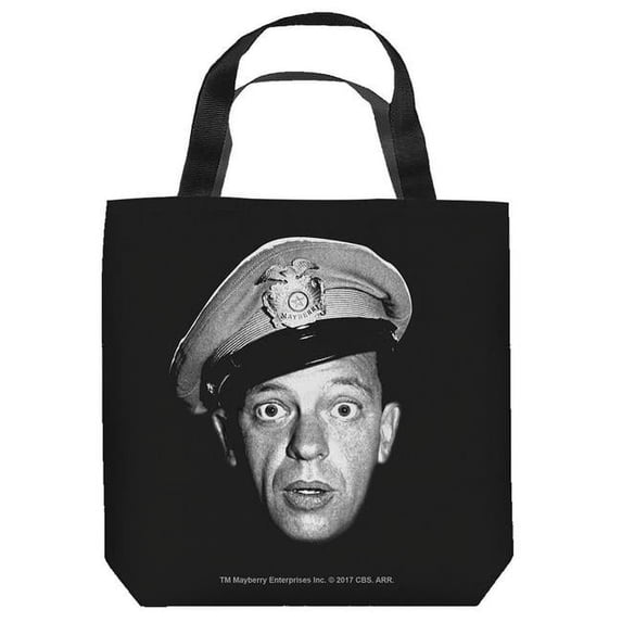 Andy Griffith Show/barney Head - Tote Bag - 16x16