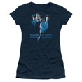 thumbnail image 1 of Trevco CBS2463-JS-5 Blue Bloods & Blue Inverted Juniors Sheer Cap Short Sleeve T-Shirt, Navy - 2X, 1 of 1