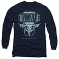 thumbnail image 1 of Trevco  CBS2577-AL-4 Star Trek The Next Generation & Romulan Ale-Long Sleeve Adult 18-1 T-Shirt, Navy - Extra Large, 1 of 1