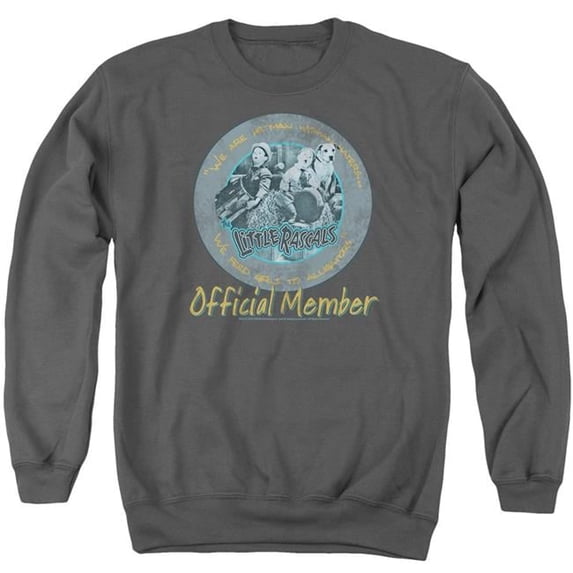 Trevco CBS289-AS-2 Little Rascals & He Man Woman Haters Adult Cotton & Polyster Crewneck Sweatshirt, Charcoal - Medium
