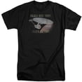 thumbnail image 1 of Trevco CBS339-ATT-6 Star Trek & Boldly Did That Short Sleeve Adult Cotton Tall T-Shirt, Black - 3X, 1 of 1