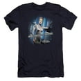 thumbnail image 1 of Trevco CBS512-PSF-2 Star Trek & Seven of Nine Premium Canvas Adult Cotton Slim Fit 30-1 T-Shirt, Navy - Medium, 1 of 1