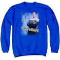 thumbnail image 1 of Trevco CBS571-AS-2 Star Trek & Tuvok Adult Cotton & Polyster Crewneck Sweatshirt, Royal Blue - Medium, 1 of 1