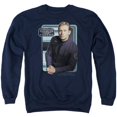 thumbnail image 1 of Trevco CBS576-AS-4 Star Trek & Trip Tucker Adult Cotton & Polyster Crewneck Sweatshirt, Navy - Extra Large, 1 of 1