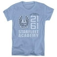 thumbnail image 1 of Trevco  CBS869-WT-1 Womens Star Trek & 2161 - Short Sleeve Tee, Carolina Blue - Small, 1 of 1