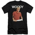 thumbnail image 1 of Trevco CBS928-PSF-5 Cheers & Woody Premium Canvas Adult Cotton Slim Fit 30-1 T-Shirt, Black - 2X, 1 of 1
