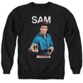 thumbnail image 1 of Trevco CBS929-AS-3 Cheers & Sam Adult Cotton & Polyster Crewneck Sweatshirt, Black - Large, 1 of 1