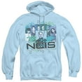 thumbnail image 1 of Trevco  CBS968-AFTH-1 NCIS & Cast - Adult Pull-Over Hoodie, Light Blue - Small, 1 of 1