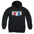 thumbnail image 1 of Trevco CHV143-YFTH-4 Chevrolet & Chrome Emblem Youth Pull-Over Hoodie, Black - Extra Large, 1 of 2