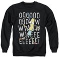 thumbnail image 1 of Trevco CN1744-AS-1 Rick & Morty OOWWEEEEE-Adult Crewneck Sweatshirt, Black - Small, 1 of 1
