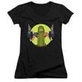 thumbnail image 1 of Trevco CN1819-JV-1 Rick & Morty I Love Myself-Junior V-Neck T-Shirt, Black - Small, 1 of 1