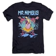 thumbnail image 1 of Trevco CN1951-PSF-5 Rick & Morty Mr. Nimbus Design HBO Short Sleeve Adult 30-1 T-Shirt, Navy - 2X, 1 of 1