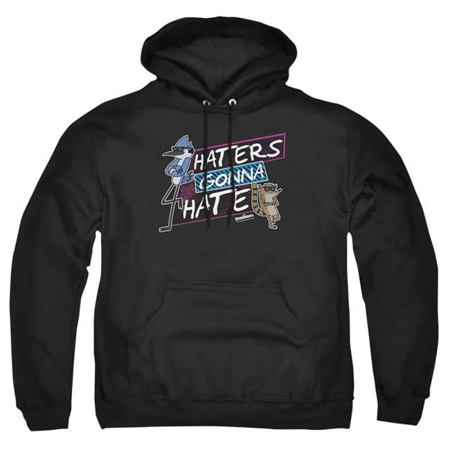 Trevco CN296AFTH4 Regular Show & Haters Gonna HateAdult PullOver