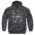 thumbnail image 1 of Trevco CN516-YFTH-4 Amazing World of Gumball & Fun Drops Youth Pull-Over Hoodie, Charcoal - Extra Large, 1 of 2