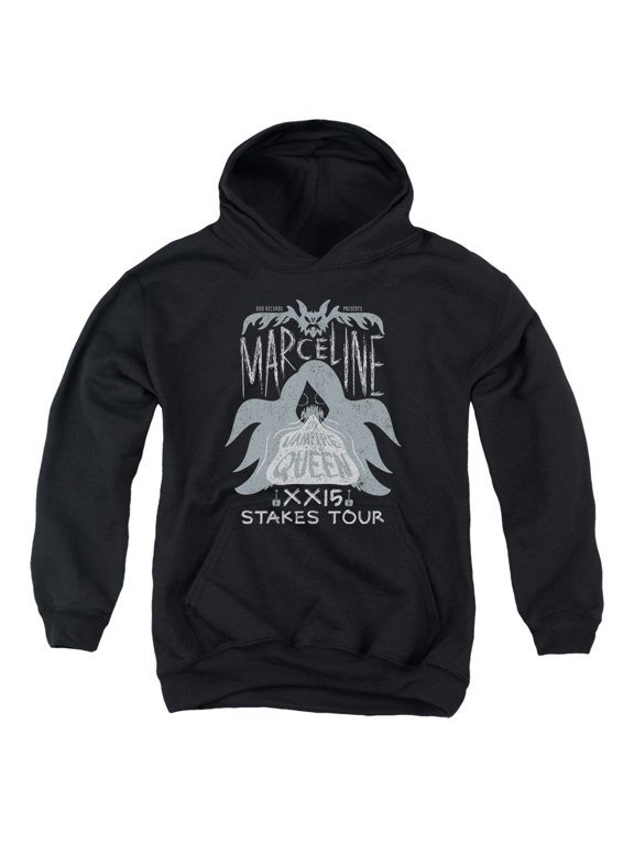 CN553-YFTH-2 Adventure Time & Marceline Concert Youth Pull-Over Hoodie, Black - Medium