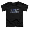 thumbnail image 1 of Trevco CSI NY-Never Rests - Short Sleeve Toddler Tee - Black- Large 4T, 1 of 1