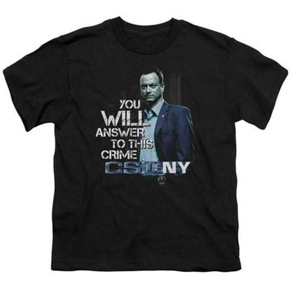 Trevco CSI NY-You Will Answer - Black - Small
