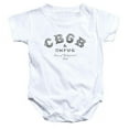 thumbnail image 1 of Trevco Cbgb-Club Logo - Infant Snapsuit - White, Extra Large 24 Mos, 1 of 1