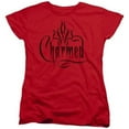 thumbnail image 1 of Trevco Charmed-Charmed Logo - Short Sleeve Womens Tee - Red- Medium, 1 of 2