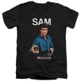 thumbnail image 1 of Trevco Cheers-Sam - Short Sleeve Adult 30-1 V-Neck Tee - Black- Medium, 1 of 1