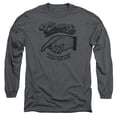 thumbnail image 1 of Trevco  Cheers & The Standard Long Sleeve Adult Cotton 18-1 T-Shirt, Charcoal - Small, 1 of 1