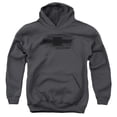 thumbnail image 1 of Chevrolet - Bowtie Burnout - Youth Hooded Sweatshirt - Large, 1 of 2