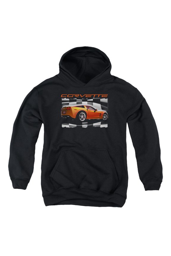 Chevrolet - Orange Z06 Vette - Youth Hooded Sweatshirt - Small