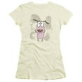 thumbnail image 1 of Courage The Cowardly Dog Cartoon CN Monsters Juniors Sheer T-Shirt Tee, 1 of 1