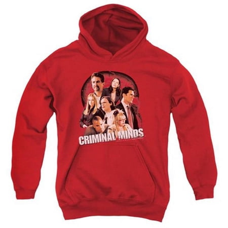 Trevco Criminal Minds-Brain Trust YPHD-CRIMINALMINDS-RED-MD - Red - Medium