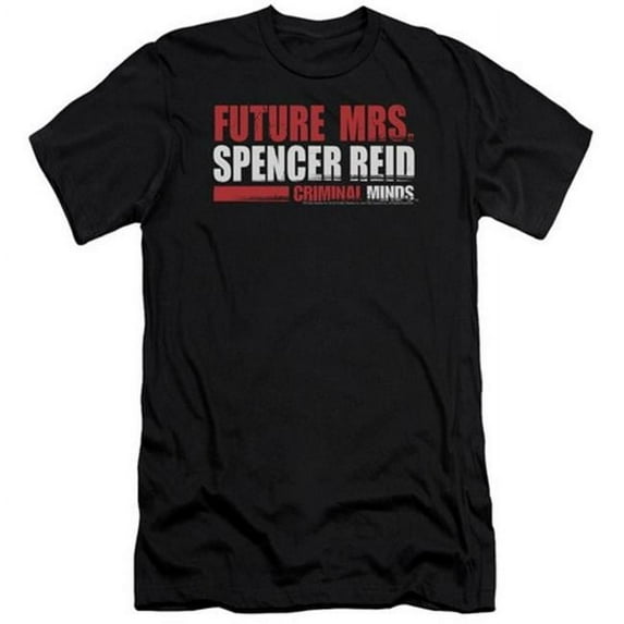 Trevco Criminal Minds-Future Bride - Short Sleeve Adult 30-1 Tee - Black- Medium