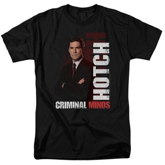 Trevco Criminal Minds-Hotch 18-1 Tee - Black- 3X